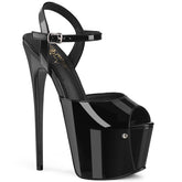 Pleaser Jubilant 09 Black Patent Platform Shoes